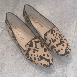 Sole Society leopard loafers